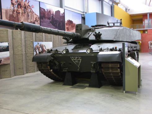 A Challenger 2. Quite boxy and almost bland